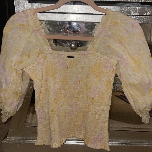 Billabong Yellow Blouse - Picture 5 of 6